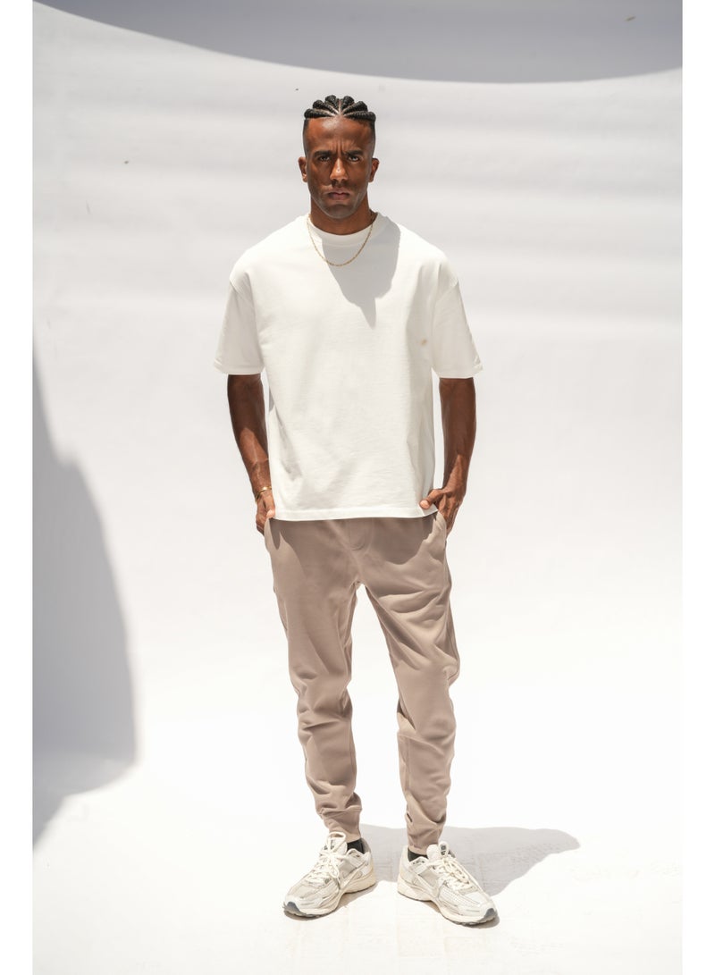 AMICI basic sweatpants Khaki - Image 1